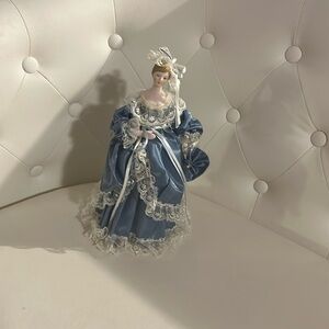 Victorian woman Christmas tree topper